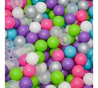 LittleTom 350 Bolas de Colores para Piscina Infantil - 5,5cm Bola Plastico - Pelotas Piscina Bolas Piscina Infantil 200 Unidades Bolos Adultos Pelotas de Colores para Niños Bolas Parque Infantil Bebe