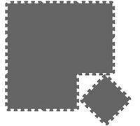 LittleTom 9 Piezas Alfombra Bebé Desde el Primer Mes - 30x30 cm Colchoneta de Espuma EVA Acolchada - Superficie Puzzle Antideslizante para Niños Pequeños - Suelo Protector para la Habitación Infantil