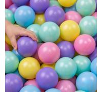 LittleTom A partir de cero: 1000 bolas de colores para piscina de pelotas de bebé de 5,5 cm - juguete para interior y exterior para tienda de juegos, túnel de pelotas, bolas de plástico para niños