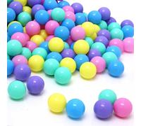 LittleTom Bolas de Piscina Infantil 5,5cm para Bebés - Pelotas Pequeñas de Plástico en Colores