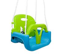 LittleTom Columpio 3 en 1 para Bebés y Niños Pequeños - Balancín de Jardín - Juguete Exterior Azúl