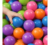 LittleTom Desde el Nacimiento 350 Esferas Piscina Infantil 5,5cm - Piezas Plástico Coloridas Seguras sin BPA para Bebé - Juguete Educativo Estimulación Motriz - Accesorios Parque Tienda Hogar Jardín