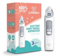 LittleTora Aspirador nasal eléctrico recargable, limpiador de nariz de bebé, ventosa de moco para niños pequeños, aspirador nasal para bebé, dispositivo de extracción de 68 kpa