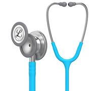 Littmann Classic III Estetoscopio Profesional, 5835, Tubo Turquesa | Pieza torácica de acero inoxidable. Para médicos, enfermería y estudiantes de medicina