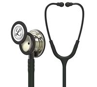 3M Littmann Fonendoscopio para monitorización Classic III, campana de acabado en color champán, tubo negro y vástago y auricular color humo, 68,5 cm, 5861