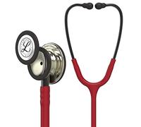Littmann Classic III Estetoscopio Profesional, 5864, Tubo Burdeos | Pieza torácica Champagne, vástago Smoke y arco Smoke. Para médicos, enfermería y estudiantes de medicina