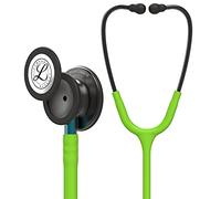 Littmann Classic III Estetoscopio Profesional, 5875, Tubo Verde Lima | Pieza torácica Smoke, vástago azul y arco Smoke. Para médicos, enfermería y estudiantes de medicina