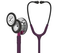 Littmann Classic III Estetoscopio Profesional, 5960, Tubo Ciruela | Pieza torácica de acero inoxidable acabado espejo, vástago rosa y arco Smoke. Para médicos, enfermeros y estudiantes