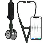 Littmann CORE Digital Estetoscopio Profesional, 8869, Tubo Negro | Pieza torácica espejo. Amplificación hasta 40x y cancelación activa de ruido. Para médicos y estudiantes de medicina