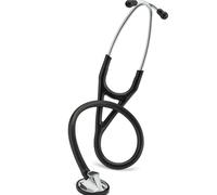 Littmann Master Cardiology Estetoscopio Profesional, 2160, Tubo Negro | Pieza torácica de acero inoxidable. Mejor respuesta acústica de la gama mecánica Littmann. Para médicos y estudiantes