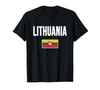 Lituania Bandera Lituana Lietuva Souvenir Camiseta
