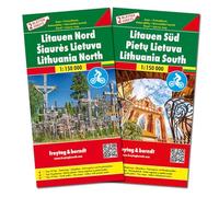 Lituania top 10 tips: 2 Blätter in Kunststoff-Hülle: AK 8104 (Auto karte)