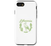 Lituano Símbolos Cigüeña Roble Hojas Bellota Lituania Carcasa para iPhone SE (2020) / 7 / 8