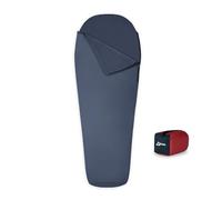 Litume Forro de Saco de Dormir de vellón de Terciopelo Agregar hasta 8°C, Saco de Dormir antiestático para Momias Mochilero, Camping, Saco de Dormir liviano con Capucha con cordón