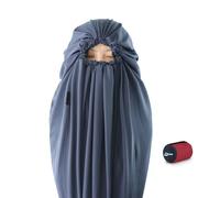 Litume Forro para Saco de Dormir de vellón de Terciopelo, Agregar hasta 8°C, Saco de Dormir antiestático para mamá, Mochila, Camping, Saco de Dormir Ligero con Capucha con cordón