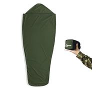 Litume Funda para saco de dormir, impermeable, estilo momia, minimalista, arbolado, exterior, refugio compacto, ligero, portátil, camping, verde militar