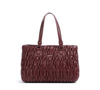 Liu Jo Aide M Bolsa shopping vino, imitación de cuero, mujer