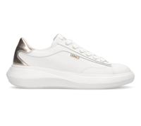 Liu Jo BA6069 Casper 01 White Zapatillas para mujer de piel blanca con cuña, Color blanco., 37 EU