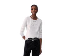 Liu Jo BASIC T-SHIRT TF6245 JS003 T-shirt maniche lunghe, Bianco - 210568000008_XS