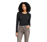 Liu Jo BASIC T-SHIRT TF6245 JS003 T-shirt maniche lunghe, Nero - 210568000009_M