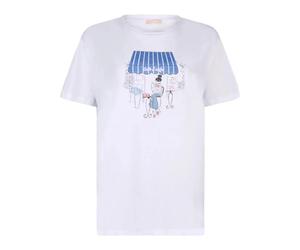 Liu Jo - Better T-shirt - Tops - Mujer - Blanco - M -