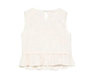 Liu Jo - Blusa de Lentejuelas Florales - Tops - Mujer - Beige - S -