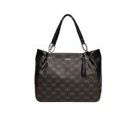 Liu Jo Cirry M Bolsa shopping negro, imitación de cuero, mujer