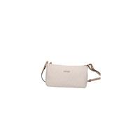 Liu Jo Bolso bandolera Caliwen de piel sintética, marrón natural con motivo de monograma, 25 x 12 x 5 cm, correa ajustable y extraíble