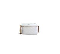 Liu Jo Bolso bandolera Caliwen, diseño monograma marrón, poliéster, 30 x 21 x 7,5 cm, correa ajustable y extraíble