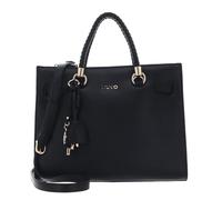 Liu Jo Manhattan S Bolso de mano negro, imitación de cuero, mujer