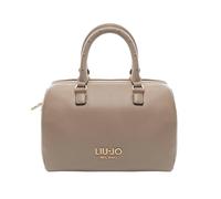 LIU JO Bolso mujer baúl Evrim Satchel, gris, M