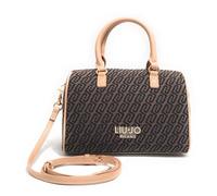 Liu Jo Bolso mujer baúl Evrim Satchel S jacquard marrón oscuro BS26LJ13 AA6052 T378A Tamaño del bolso: Medio