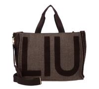 Liu Jo bolso shopper bolso de hombro Check Tote Bag T. Moro marrón