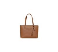 Liu Jo Bolso Shopping Mujer Halona L, Polipiel Ecosostenible, Sequoia, 42 x 27 x 13 cm, Logo en relieve