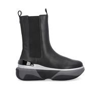 Liu Jo - Botines Chelsea de Cuero Negros - Shoes - Mujer - Negro - 39 EU -