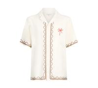 Liu Jo - Camicia Cubana in Misto Lino - Shirts - Hombre - Beige - S -