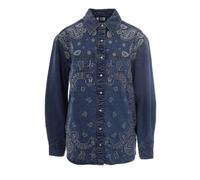 Liu Jo - Camisa vaquera con bordados - Blouses & Shirts - Mujer - Azul - M -