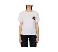 Liu Jo - Camiseta con detalle - Tops - Mujer - Blanco - M -