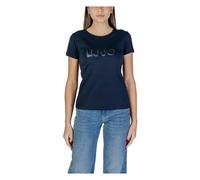Liu Jo - Camiseta de Manga Corta Colección Primavera/Verano - Tops - Mujer - Azul - XL -
