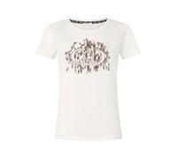 Liu Jo - Camiseta de Manga Corta con Estampado Animal - Tops - Mujer - Blanco - M -