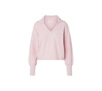 Liu Jo Camiseta de mujer de mezcla de viscosa con cuello en V TF6044, Tea Rose, S