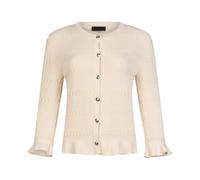 Liu Jo - Cárdigan con volantes - Knitwear - Mujer - Beige - XS -