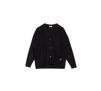 Liu Jo - Cárdigan de Lana y Algodón con Botones - Knitwear - Mujer - Negro - M -