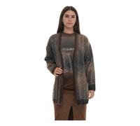 Liu Jo - Cárdigan Largo con Lentejuelas - Knitwear - Mujer - Marrón - M -