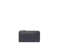 Liu Jo Cartera de mujer Caliwen XL Zip Around, negra, piel sintética, 19,5 x 10 x 2,5 cm, 12 ranuras para tarjetas, con monedero y bolsillos interiores