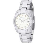 LIU Jo Casual Juniper TLJ2392 - Reloj de Pulsera para Mujer de Acero con Cristales en la Esfera, Plateado, Moderno