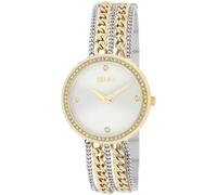 Liu Jo Chains Chains TLJ2412 Reloj de mujer de acero bicolor con correa de cadena trenzada, multicolor, Moderno