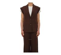 Liu Jo - Chaleco con botones - Jackets - Mujer - Marrón - XS -