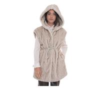 Liu Jo - Chaleco con capucha - Jackets - Mujer - Beige - M -