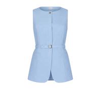Liu Jo - Chaleco con cinturón - Jackets - Mujer - Azul - 2XL -